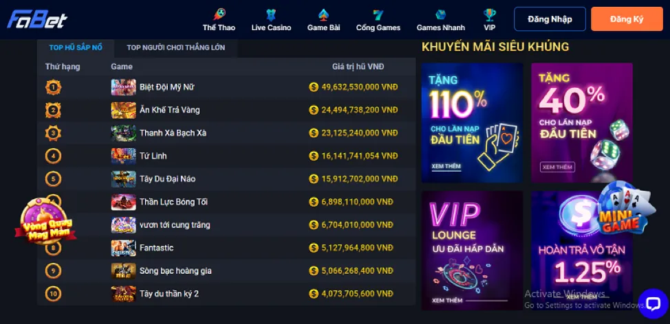 Bảng so sánh các cấp độ VIP của mcw87 link mới